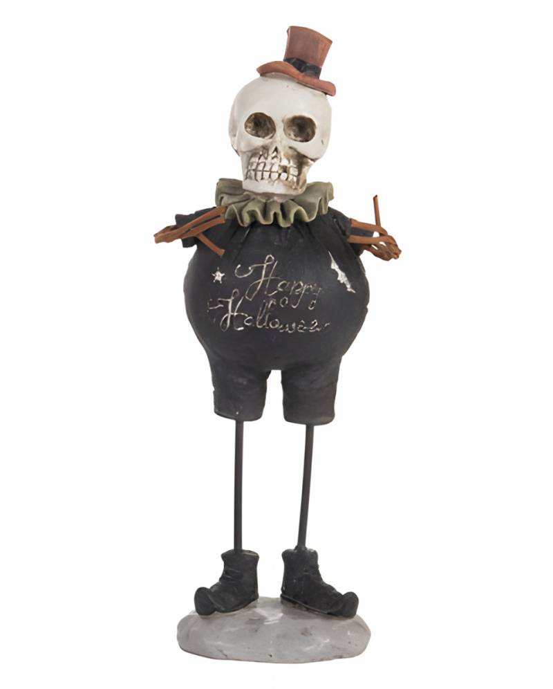 Happy Halloween Skelett Vintage Figur 21cm  Halloween Deko von Karneval Universe
