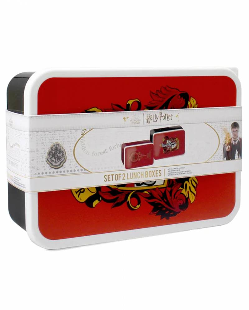 Harry Potter Gryffindor Lunchbox 2er Set als Fanartikel von Karneval Universe