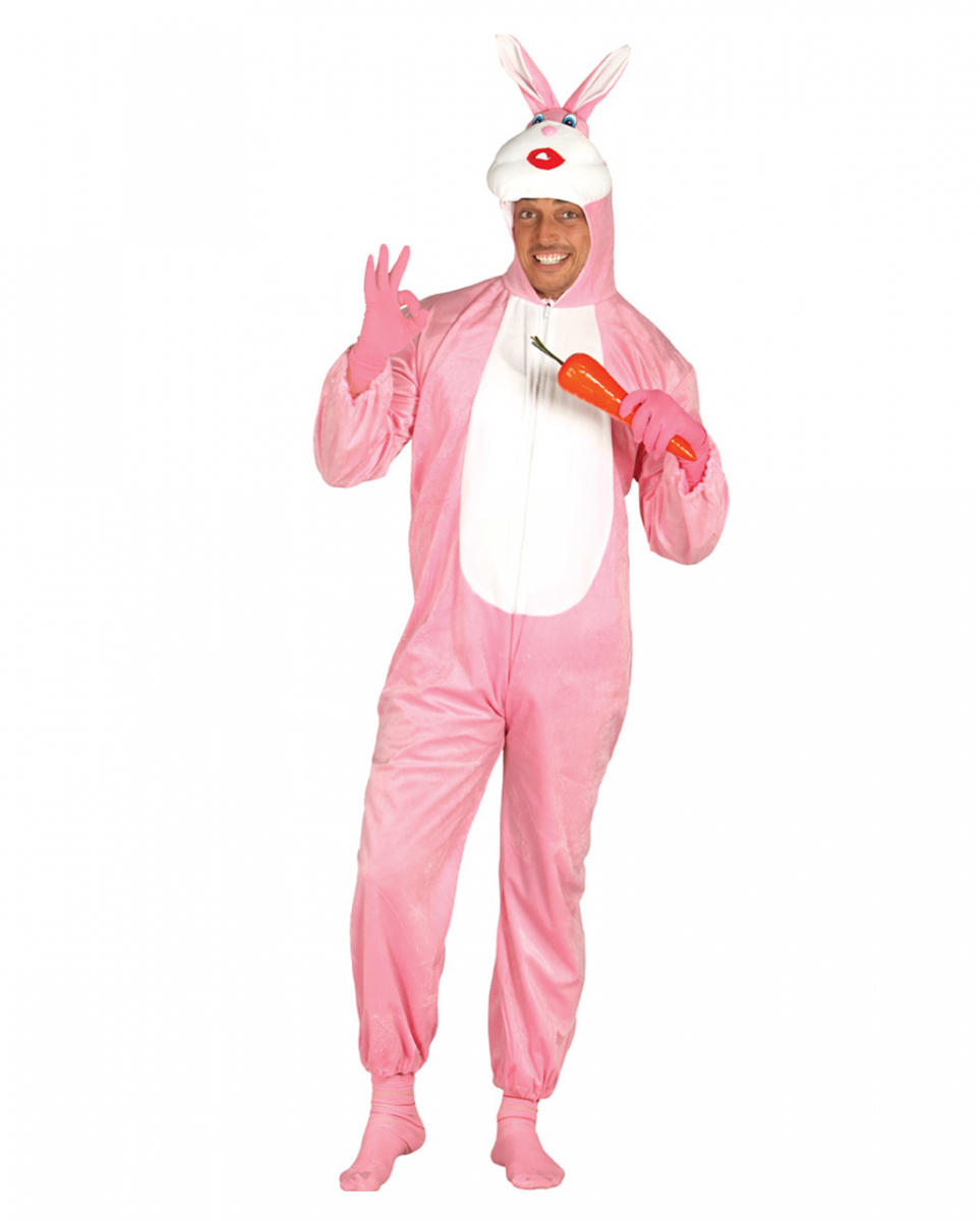 Hasenkostüm pink   Hasenverkleidung für Erwachsene von Karneval Universe