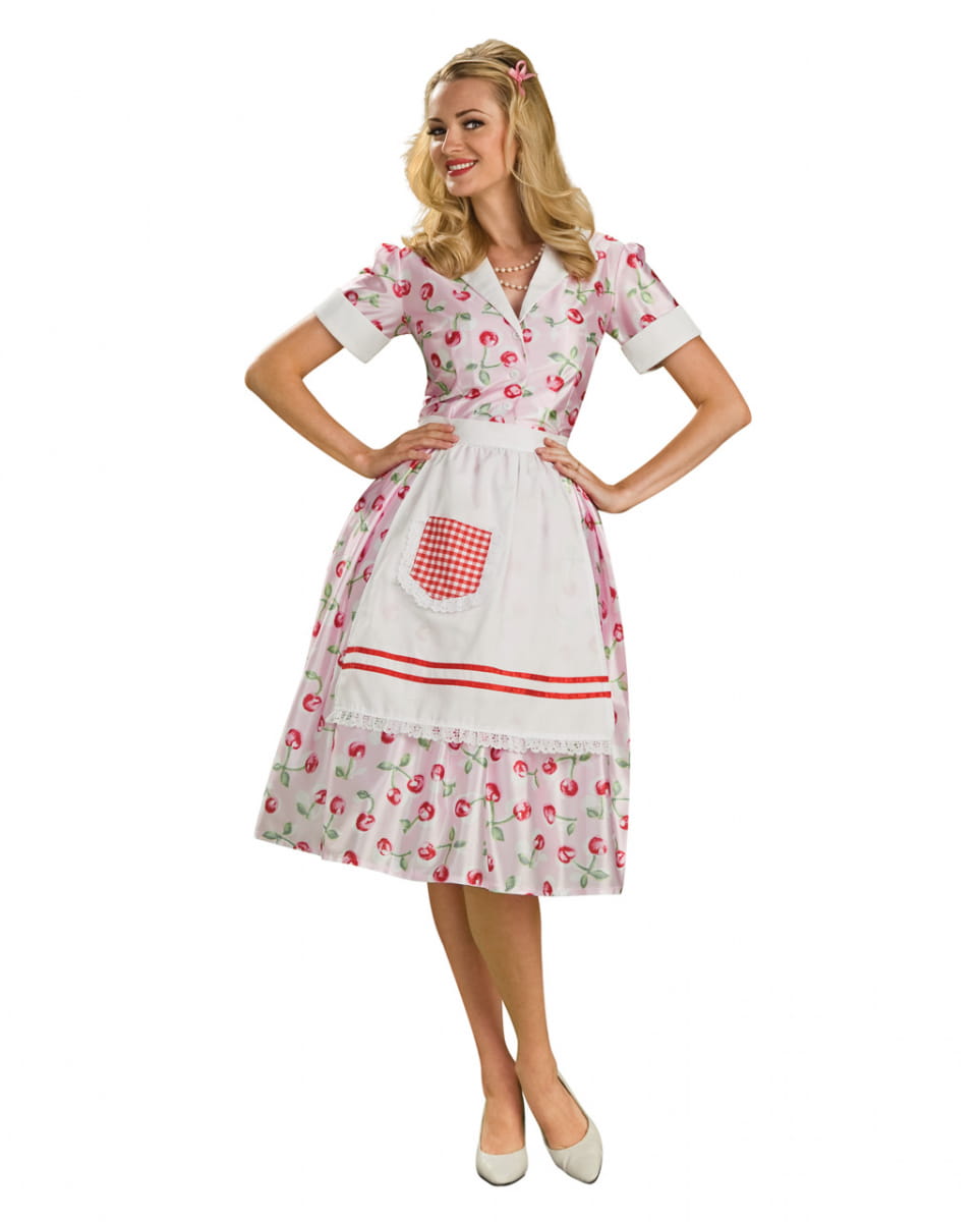 Hausfrauen Damenkostüm 50er Jahre  50´s Kostüm One Size von Karneval Universe