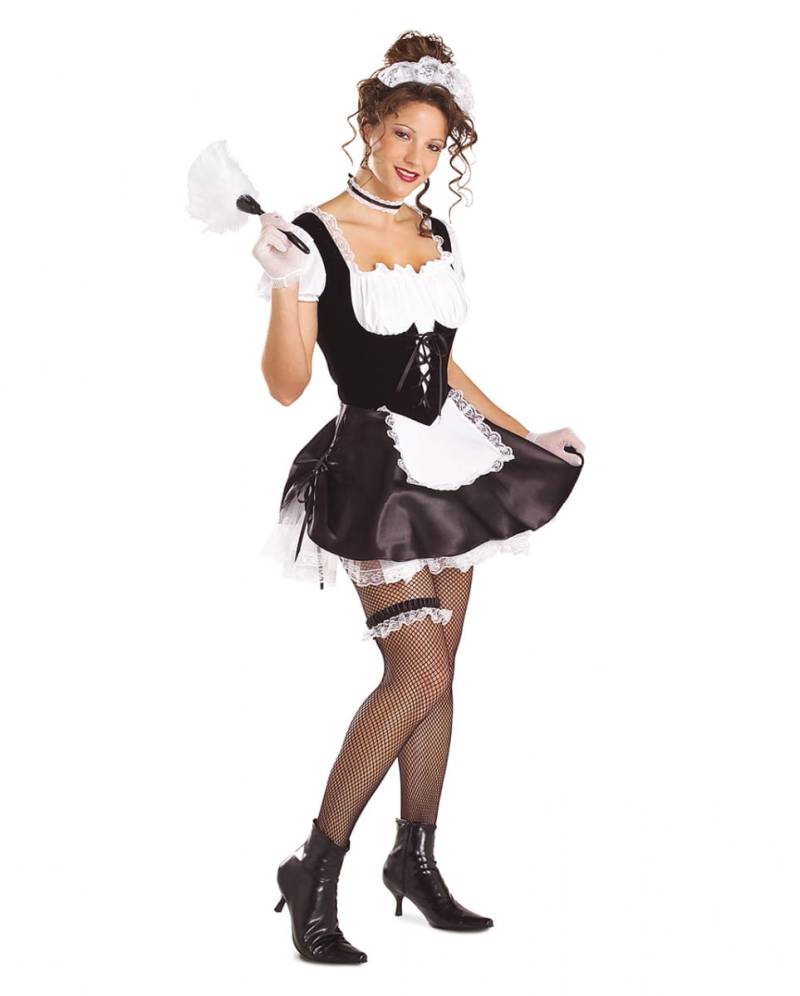Hausmädchen Outfit Lass mit dem Magd Kleid deine Phantasie spielen S / 36 von Karneval Universe