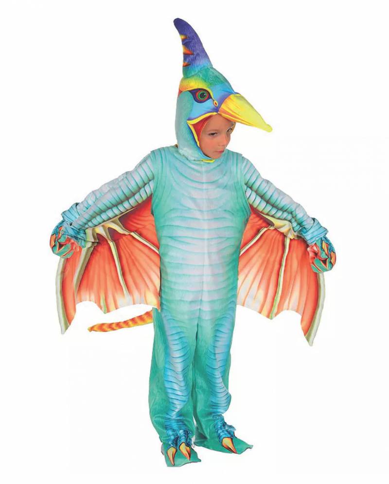 Hellblaues Pterodactylus Flugdino Kleinkinderkostüm ➔ M von Karneval Universe