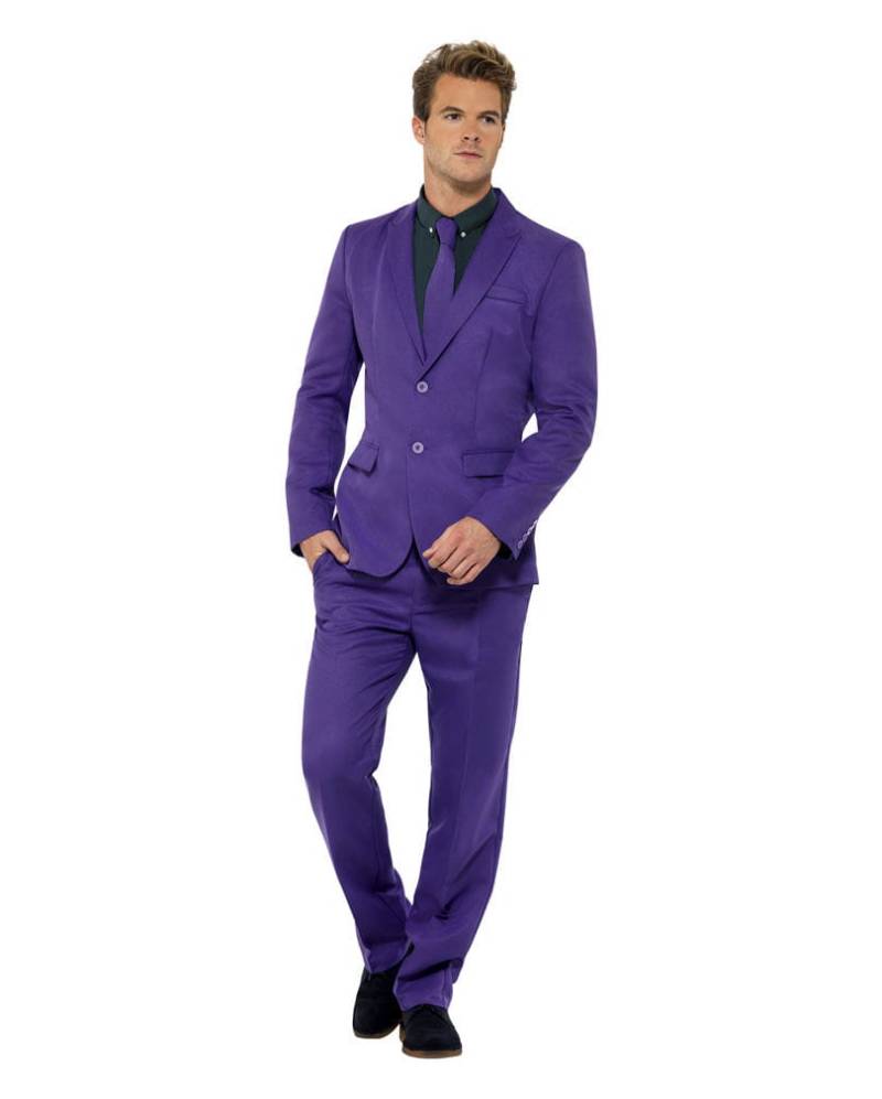 Herren Anzug lila   Violetter Karnevalsanzug für Herren M von Karneval Universe
