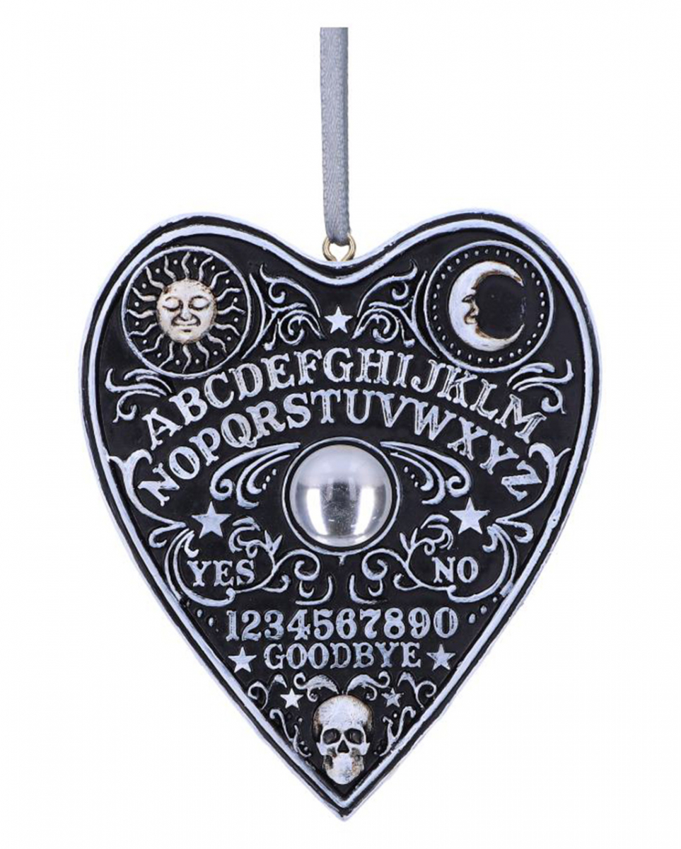 Hexenbrett Planchette als Hängeschmuck 8,5cm ★ von Karneval Universe