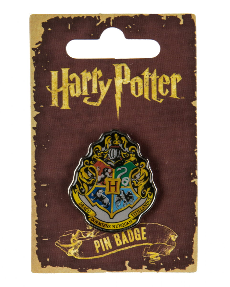 Hogwarts Pin Harry Potter als Kostümzubehör von Karneval Universe