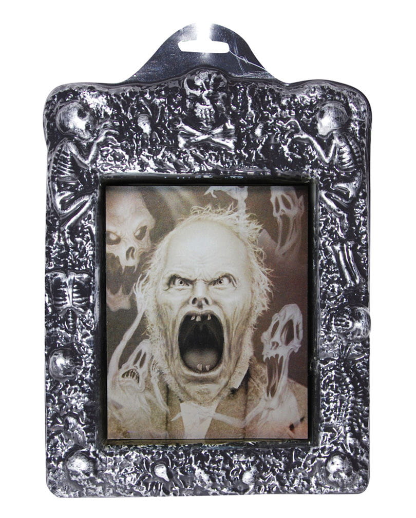 Hologramm Portrait Großvater   Unheimliches Lenticular Wandbild von Karneval Universe