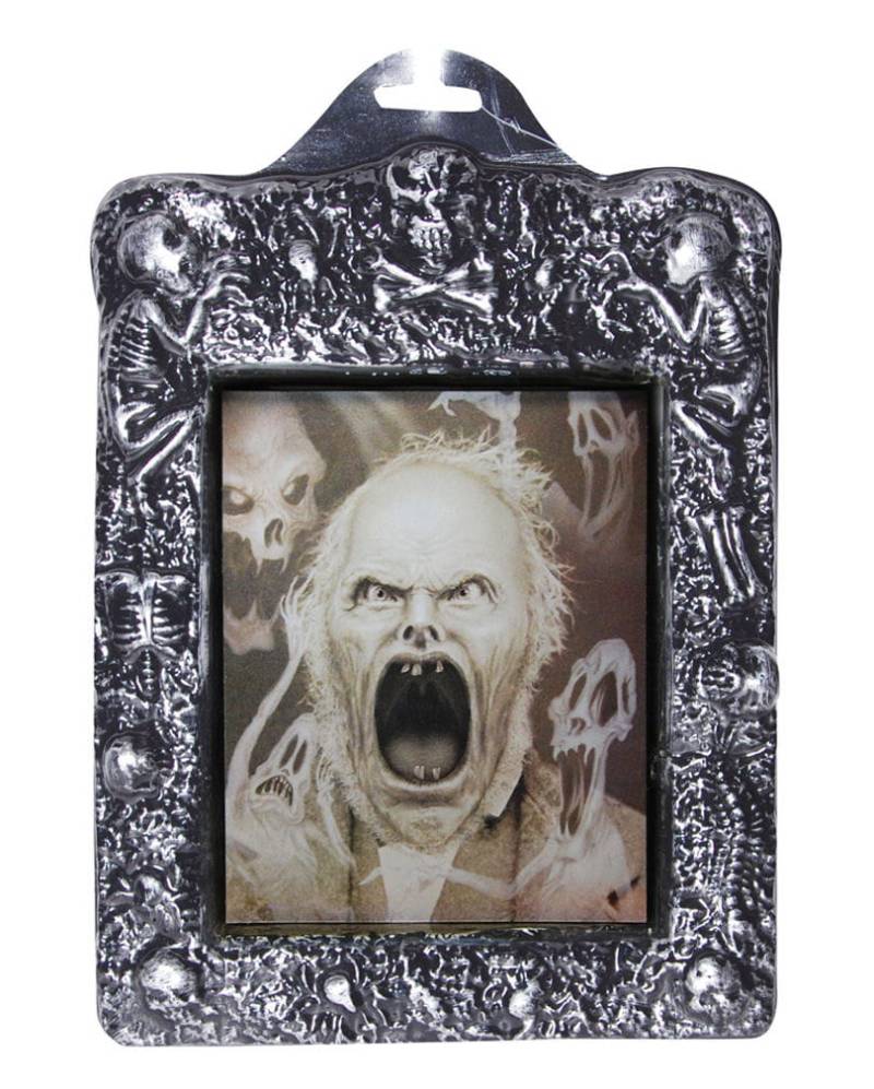 Hologramm Portrait Großvater   Unheimliches Lenticular Wandbild von Karneval Universe