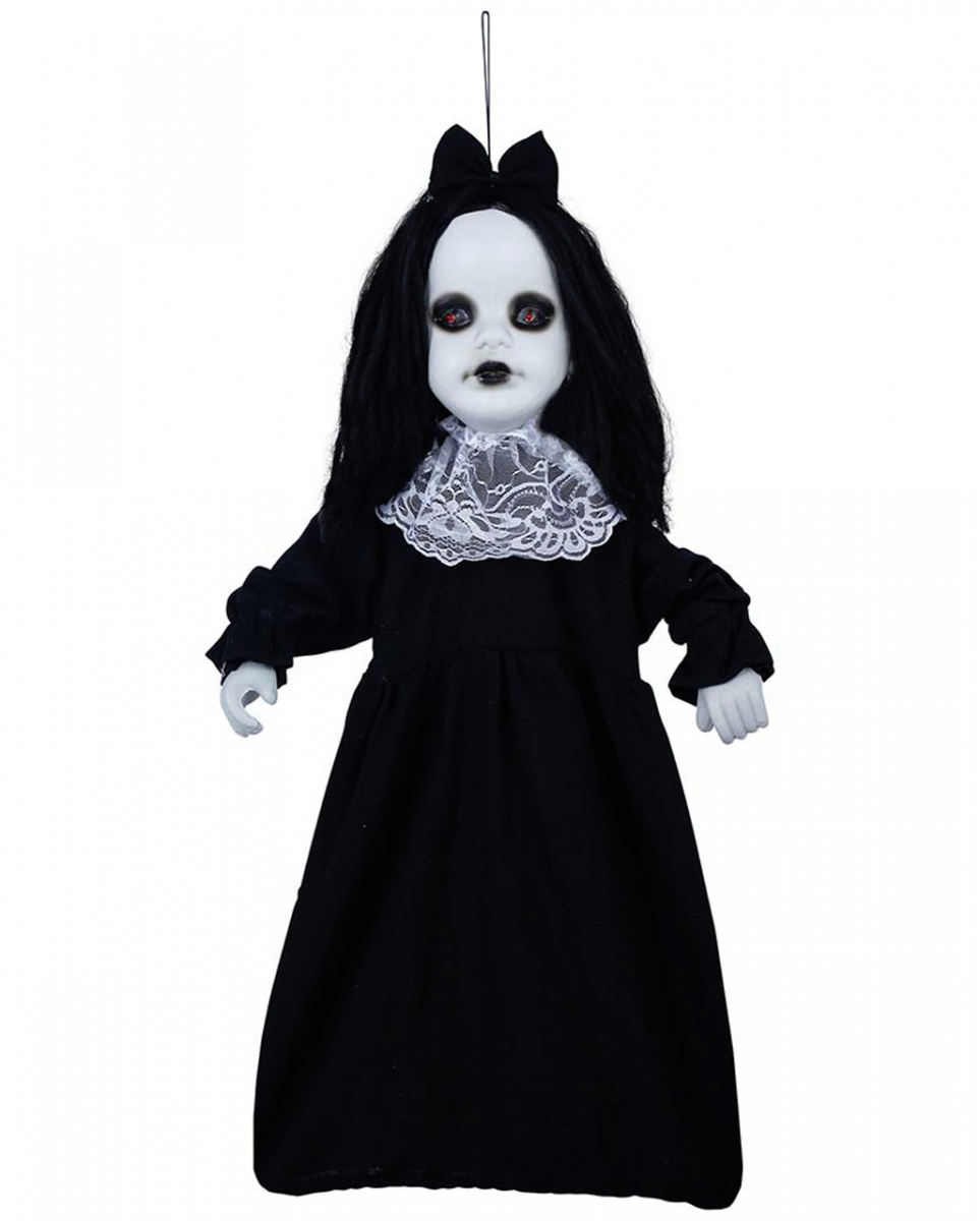 Horror Puppe mit Licht Hängefigur 75cm  Gruseldeko von Karneval Universe