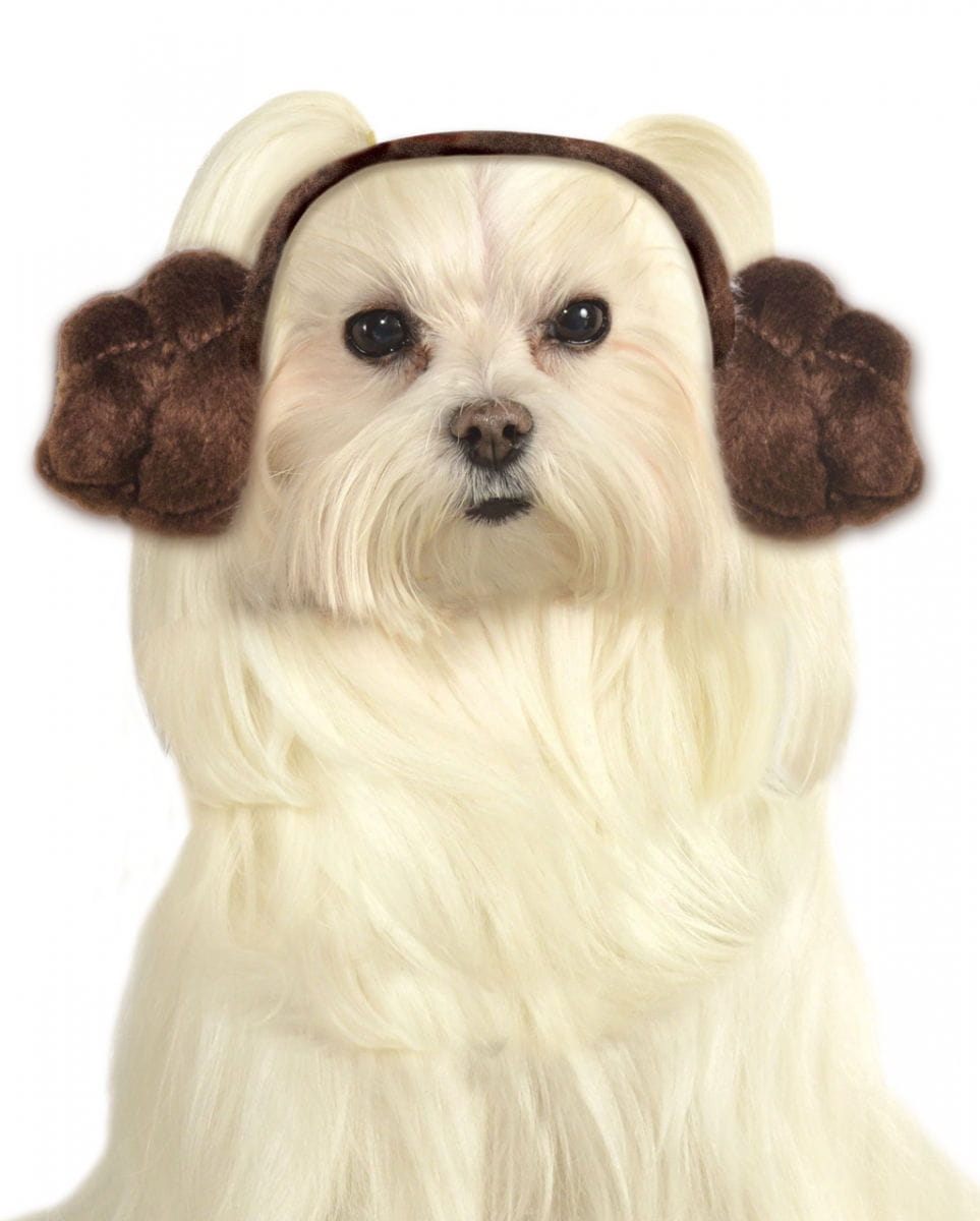 Hunde Haarreif Prinzessin Leia für Star Wars Fans M/L von Karneval Universe