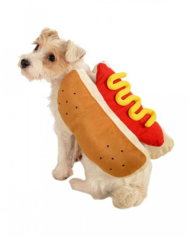 Hundekostüm Hot Dog als Haustier Verkleidung L von Karneval Universe