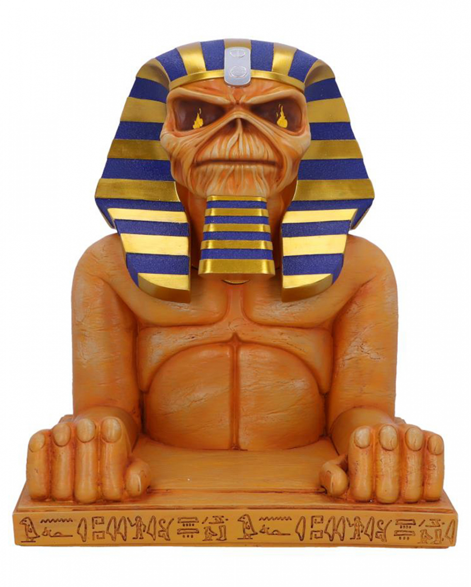 Iron Maiden Powerslave Statue mit Geheimfach 28cm ? von Karneval Universe