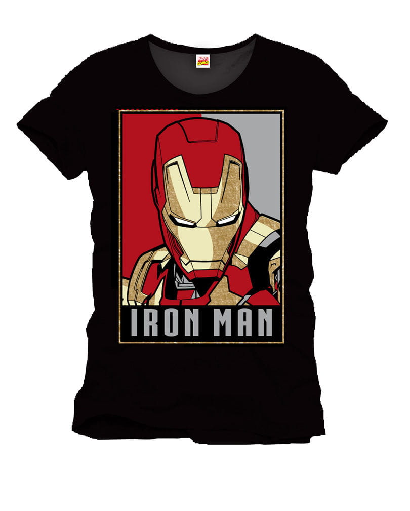 Iron Man Lizenz T-Shirt   Offizielles Superhelden T-Shirt XL von Karneval Universe