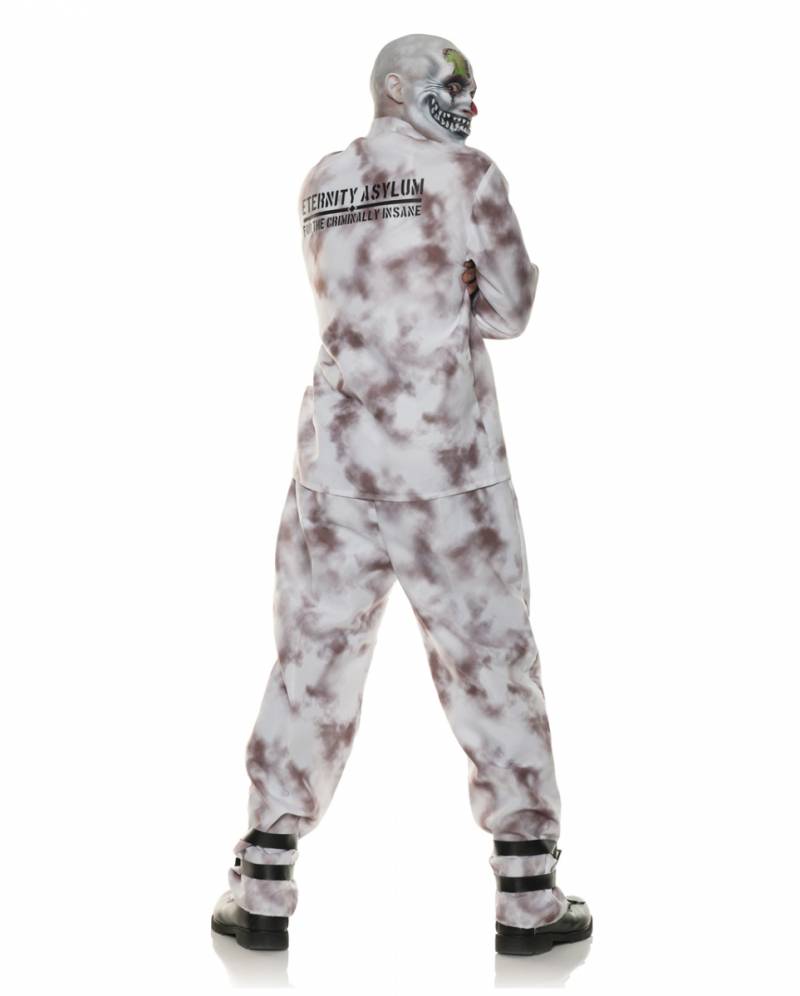 Irrenanstalt Kostüm mit Zwangsjacke bestellen One Size von Karneval Universe