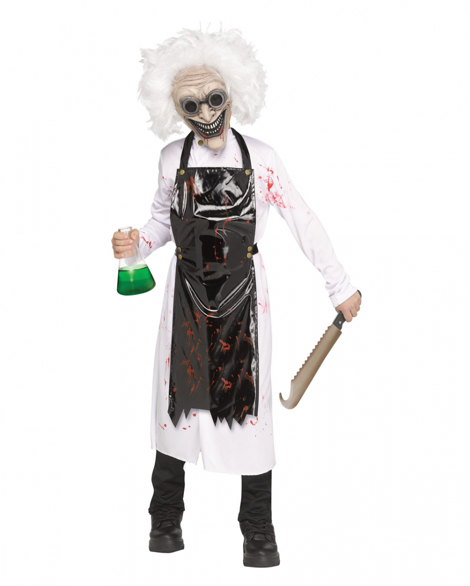 Irrer Forscher Kostüm für Kinder für Halloween L von Karneval Universe