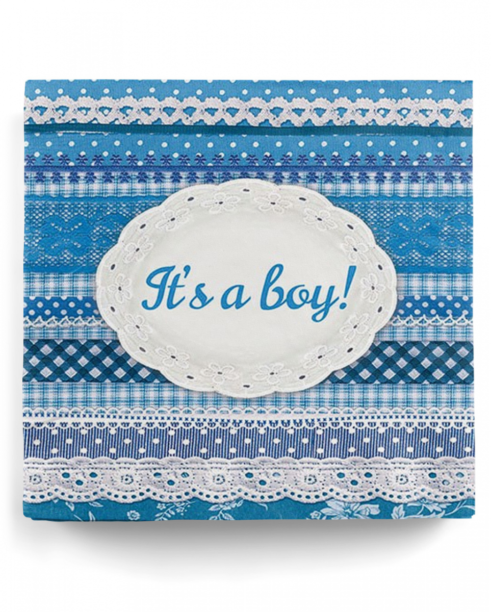 It's a Boy Servietten Blau 20 St. It's a Boy Servietten Blau 20 St. von Karneval Universe