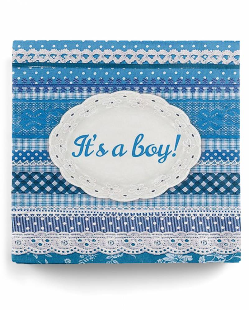 It's a Boy Servietten Blau 20 St. von Karneval Universe