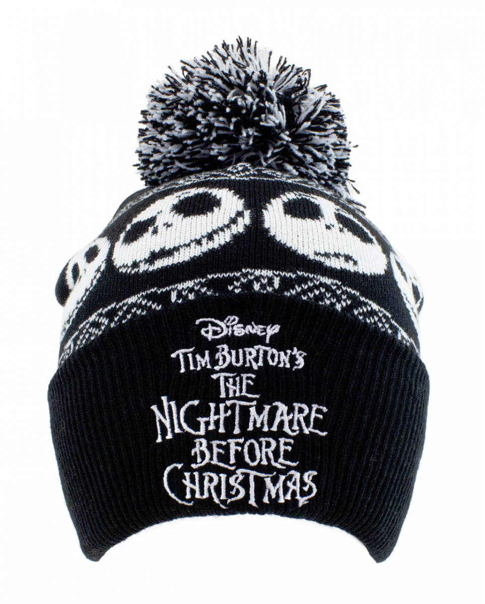Jack Skellington Strickmütze mit Bommel ? von Karneval Universe