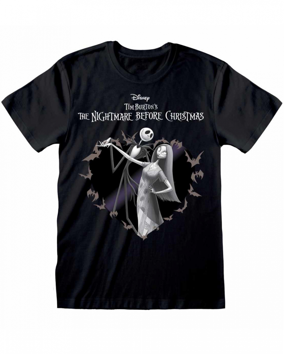 Jack & Sally T-Shirt Nightmare Before Christmas ? XL von Karneval Universe