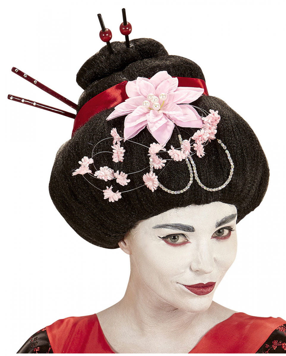 Japanerin Perücke  Geisha Perücke von Karneval Universe
