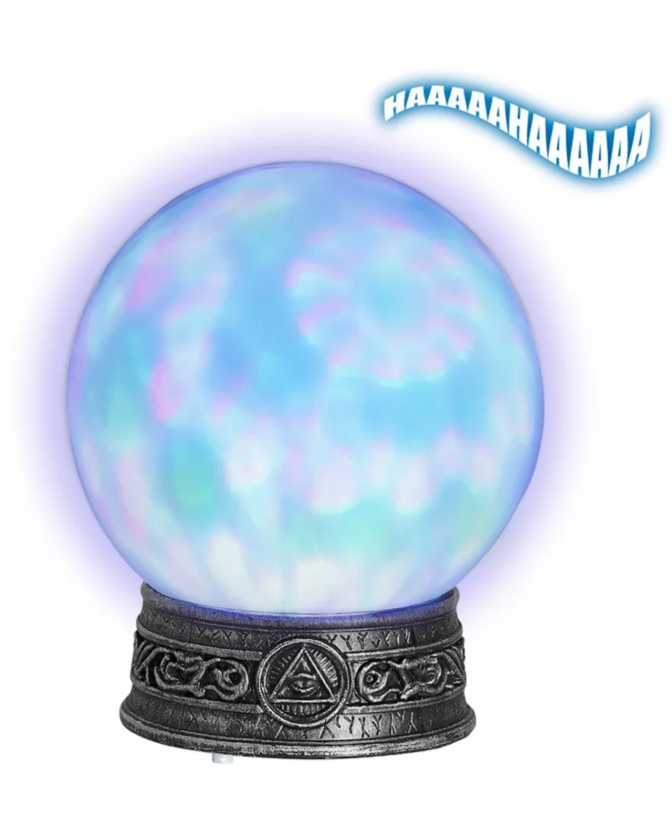 Kaleidoskop Kristallkugel Licht & Sound 20cm ✪ von Karneval Universe
