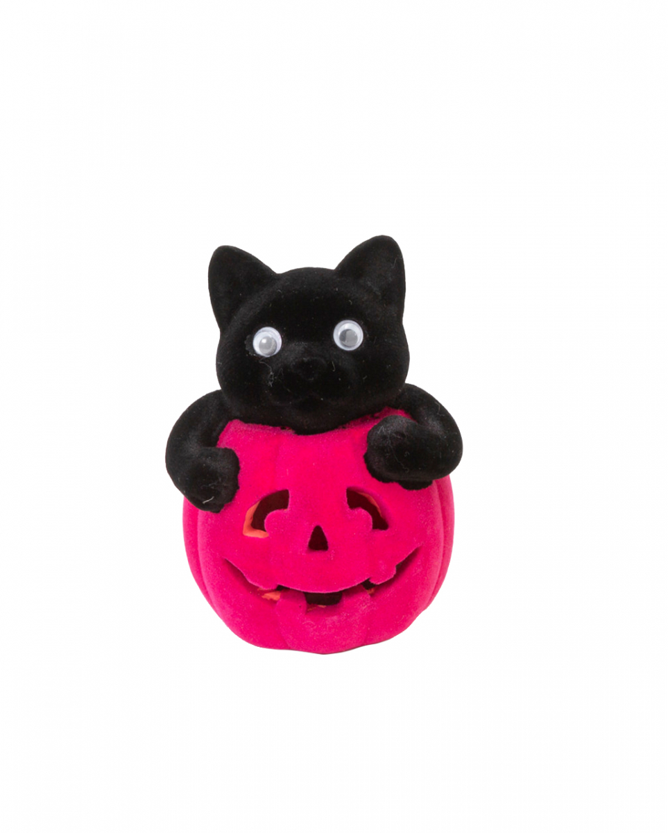 Katze im Halloween Pumpkin Pink 11 cm ★ von Karneval Universe