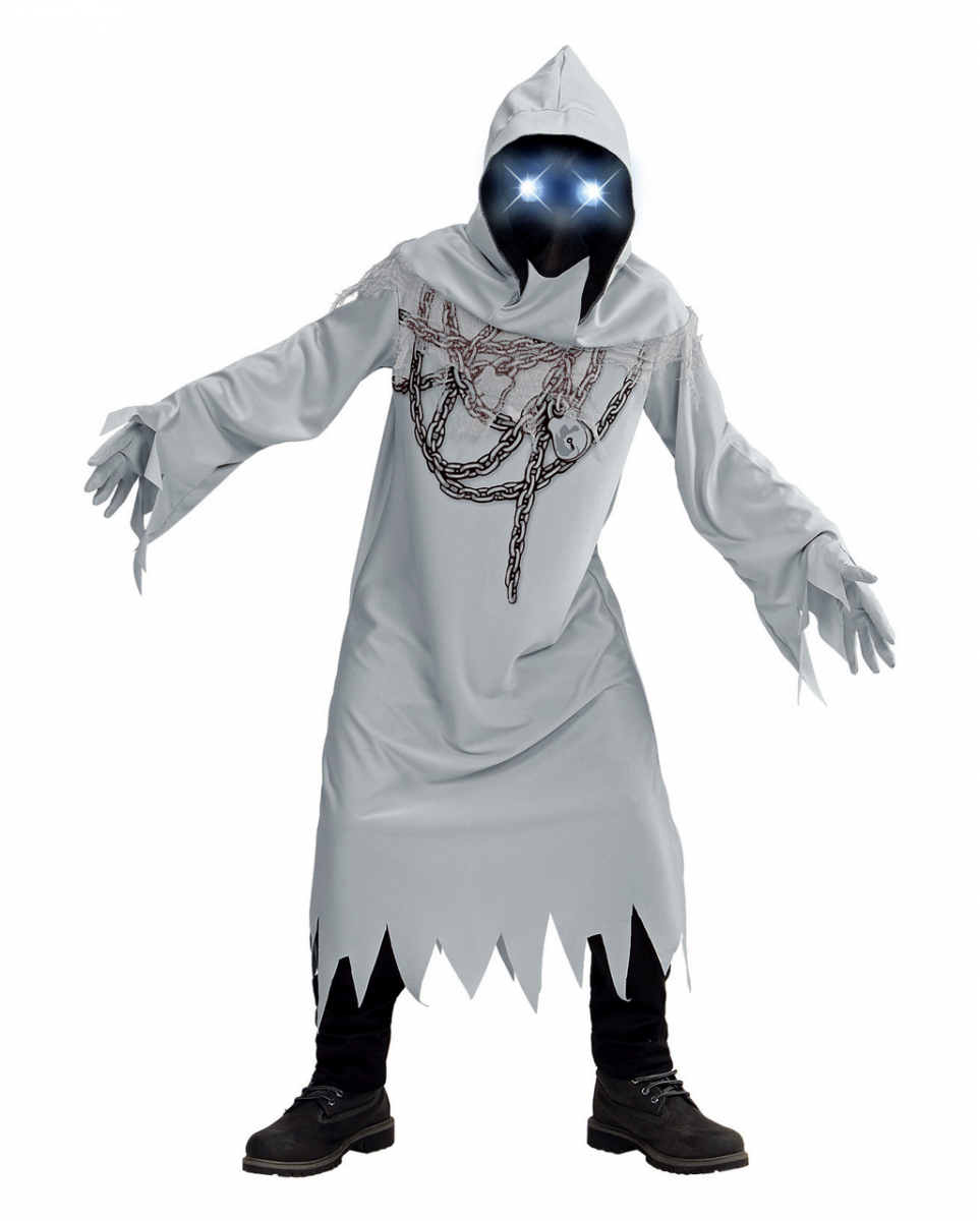 Kettengespenst mit Leuchtaugen Kinderkostüm ? M 140 von Karneval Universe