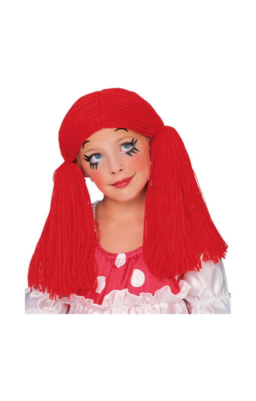 Kinderperücke Stoffpuppe Zopfperücke für Kinder von Karneval Universe