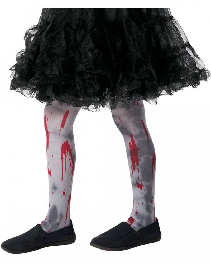 Kinderstrumpfhose Zombie für Halloween von Karneval Universe