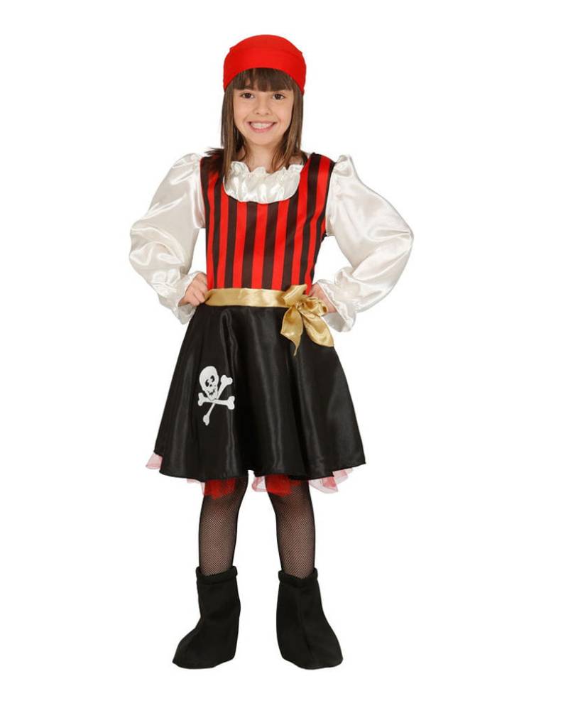 Kleine Freibeuterin Mädchenkostüm für Fasching & Kindergeburtstage M von Karneval Universe