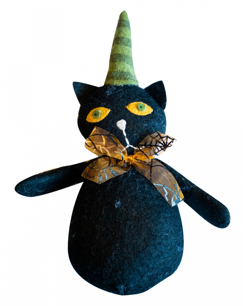 Kleine Plüsch Halloween Katzen Figur ordern von Karneval Universe