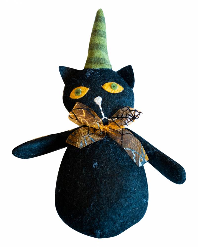Kleine Plüsch Halloween Katzen Figur ordern von Karneval Universe
