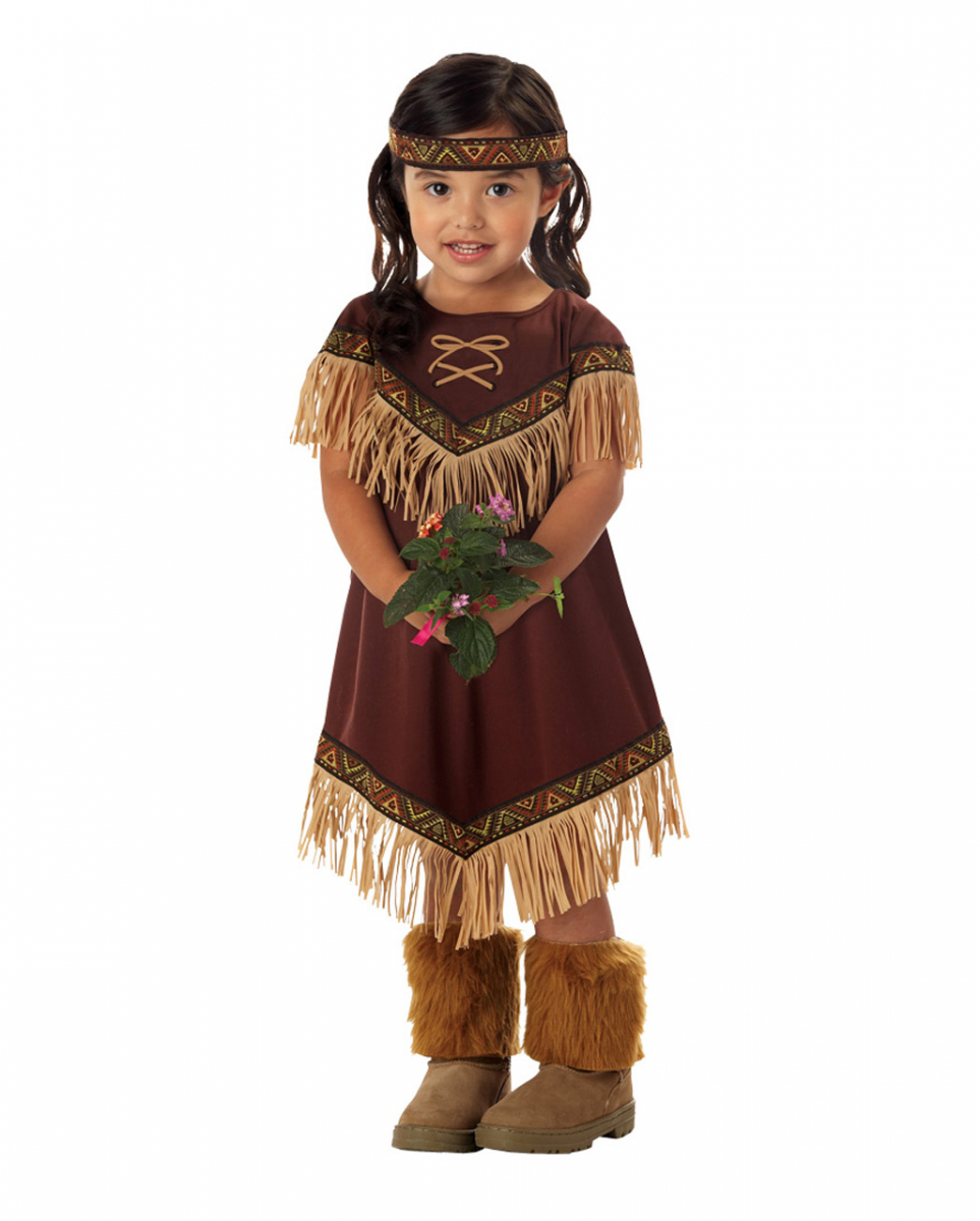 Kleine Squaw Prinzessin Kleinkinderkostüm kaufen ✩ XS 4-6 Jahre von Karneval Universe