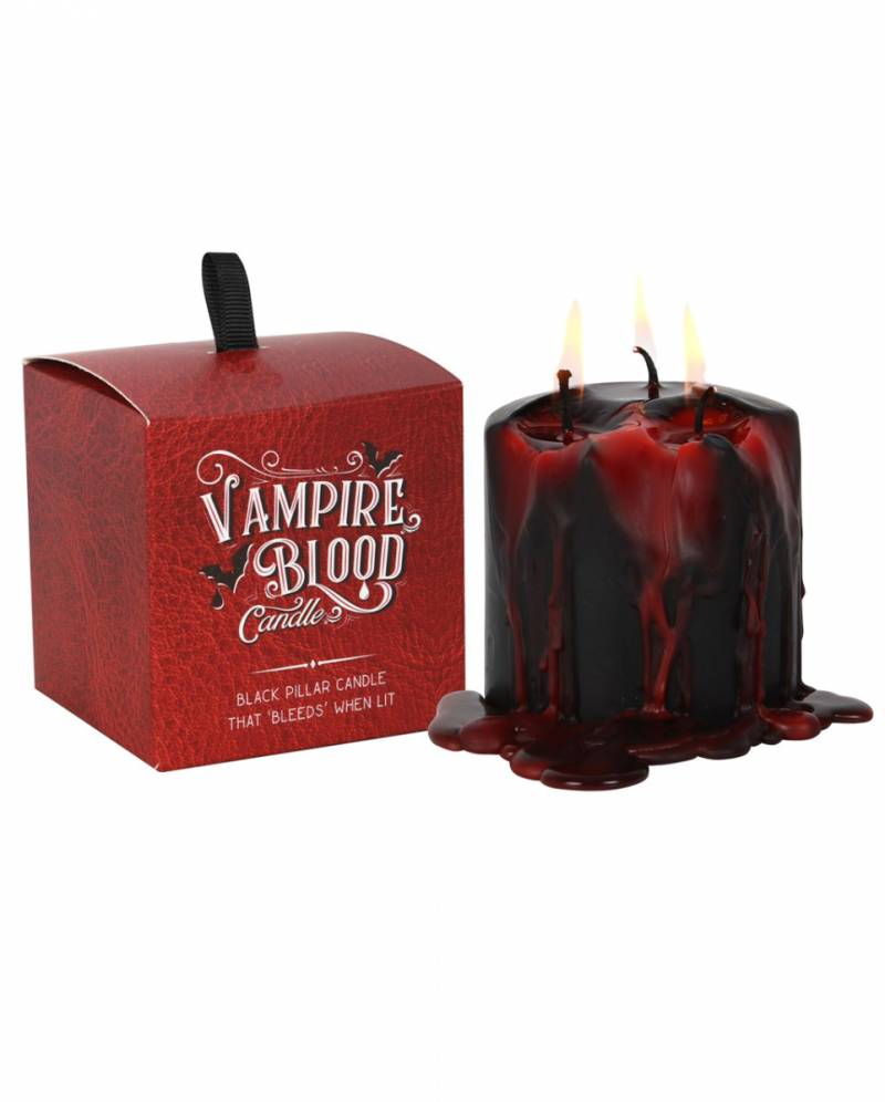 Kleine Vampirblut Stumpenkerze 7,6cm Gothic Homeware von Karneval Universe