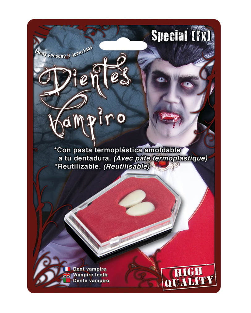 Kleine Vampireckzähne für deine Dracula-Auftritt von Karneval Universe