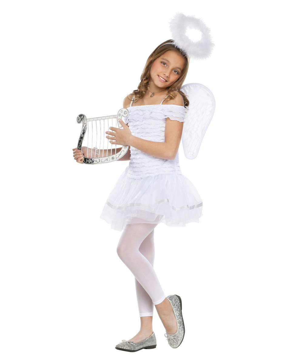 Kleiner Engel Mädchen Kostüm für Krippenspiele S von Karneval Universe