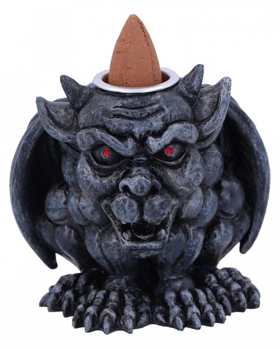 Kleiner Gargoyle Backflow Räucherkerzehalter 7,4cm ★ von Karneval Universe