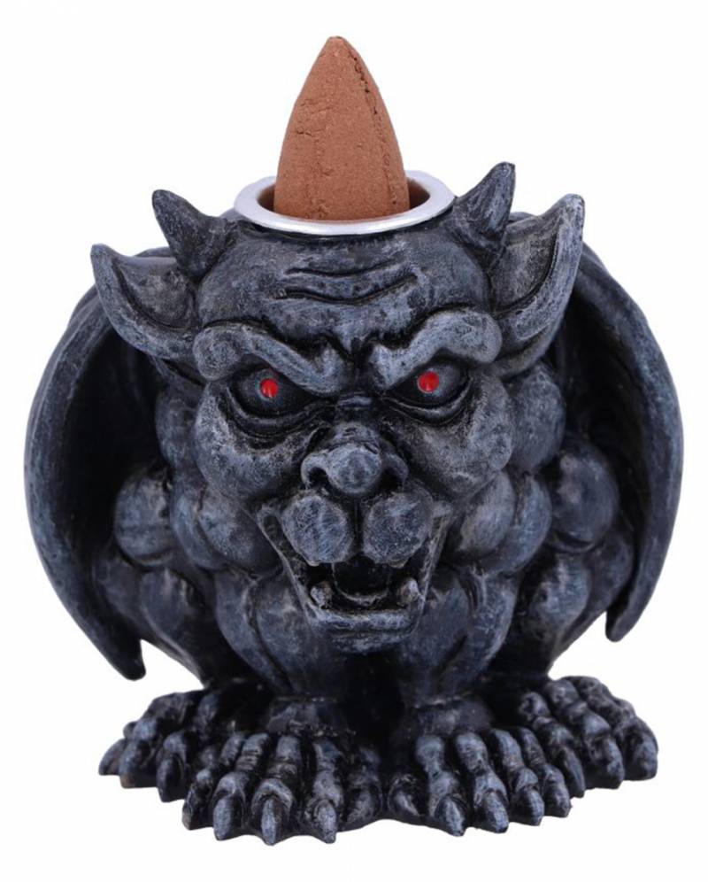 Kleiner Gargoyle Backflow Räucherkerzehalter 7,4cm ★ von Karneval Universe