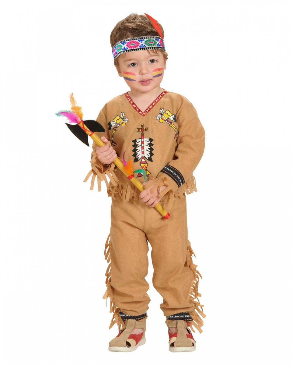 Kleiner Indianer Kostüm für Kleinkinder kaufen ✩ von Karneval Universe