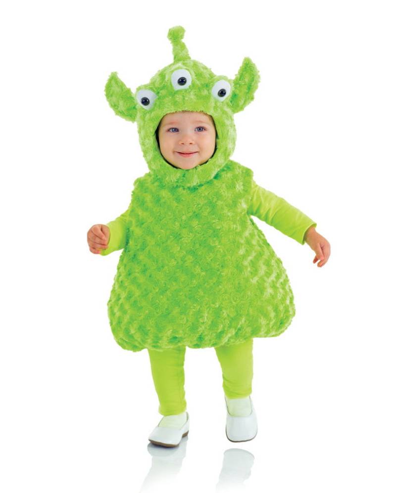 Kleines Alien Plüschkostüm Babykostüm für Fasching L von Karneval Universe