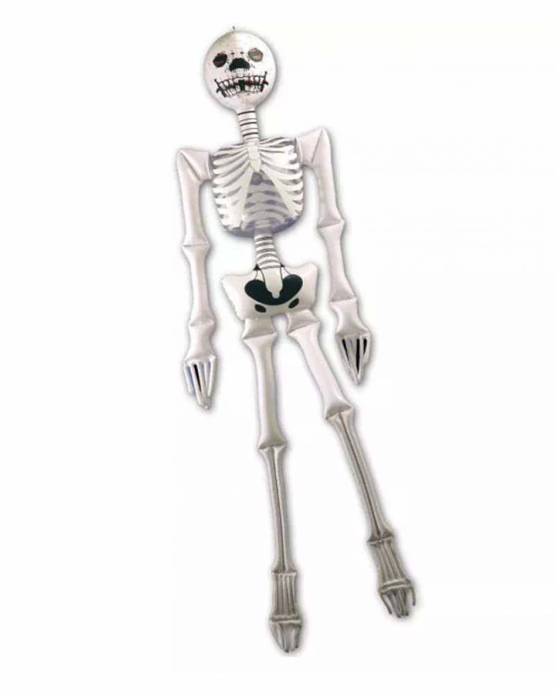 Kleines Aufblasbares Skelett 53cm Grusel Deko von Karneval Universe