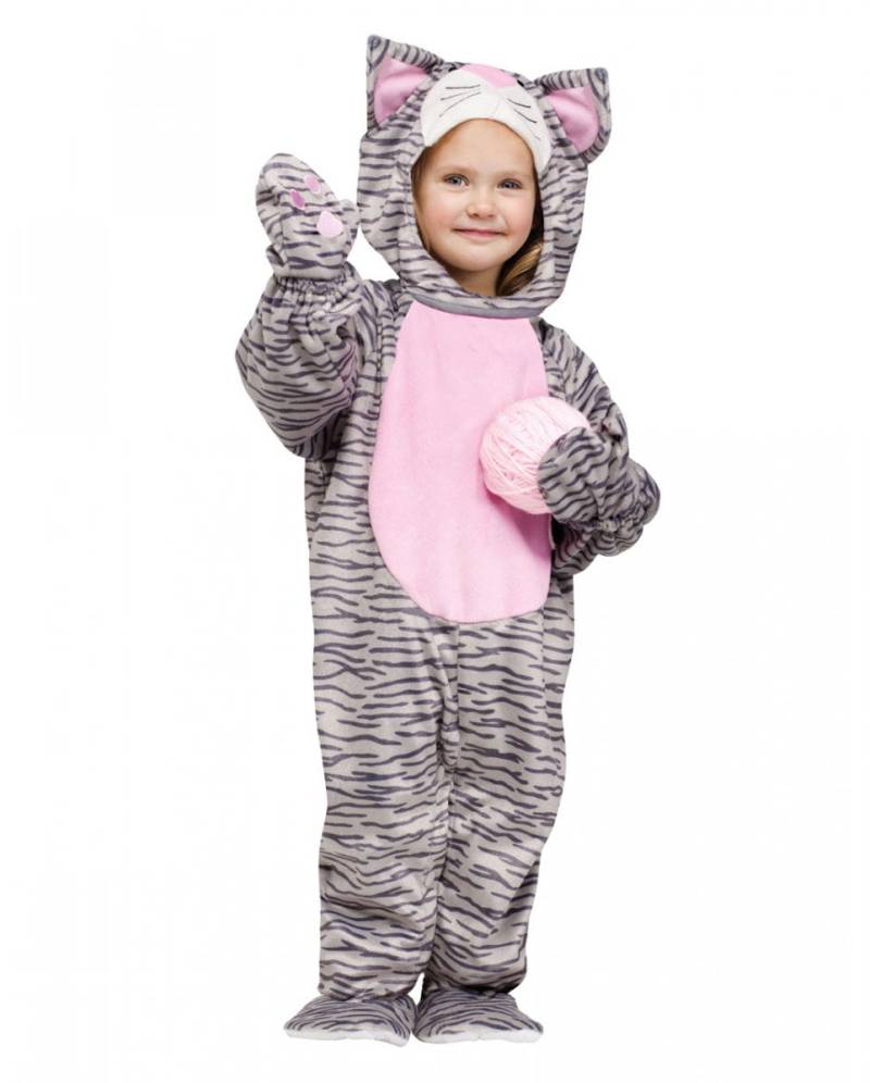 Kleinkinderkostüm Kätzchen für Fasching One Size 3-4 Jahre von Karneval Universe