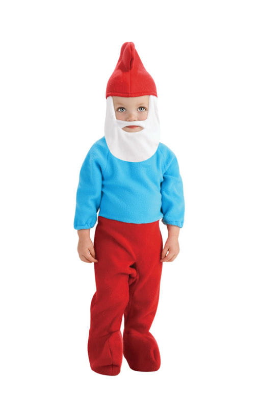 Kleinkinderkostüm Papa Schlumpf  Schlumpf Oberhaupt Kostüm  Kostüm für Kinder XL von Karneval Universe
