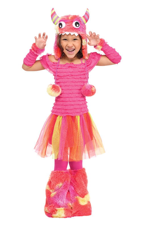 Kleinkinderkostüm Wild Child   Neon Monsterkostüm für Mädchen S von Karneval Universe