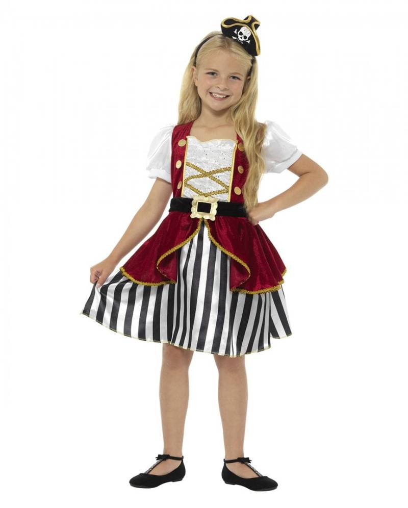 Kostümkleid Piratin für Mädchen ☠ kaufen L von Karneval Universe