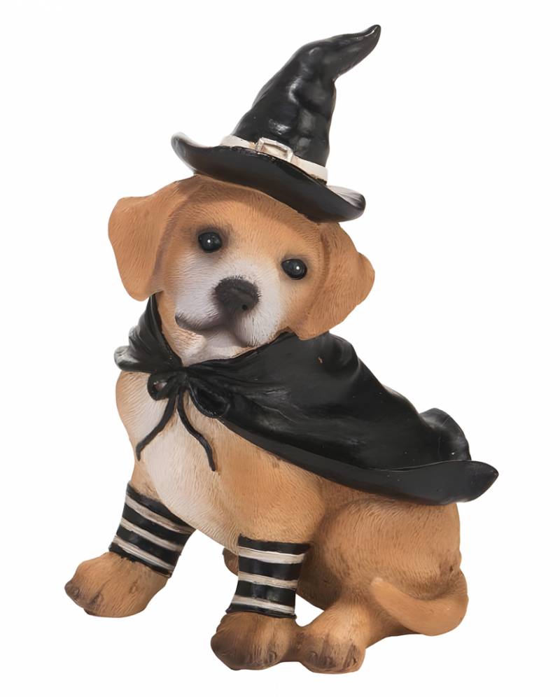 Labrador in Hexen Verkleidung 13cm für Halloween von Karneval Universe