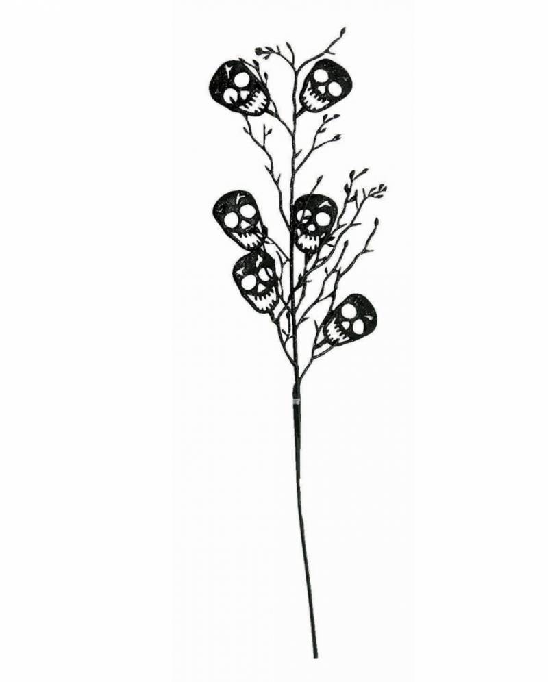 Langstielige Totenschädel Blume für Gothics von Karneval Universe