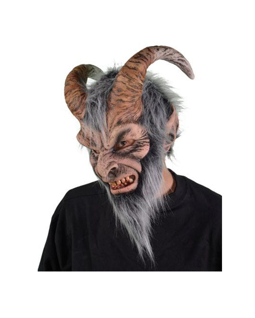 Latex-Maske Krampus  für Fasching & Halloween von Karneval Universe