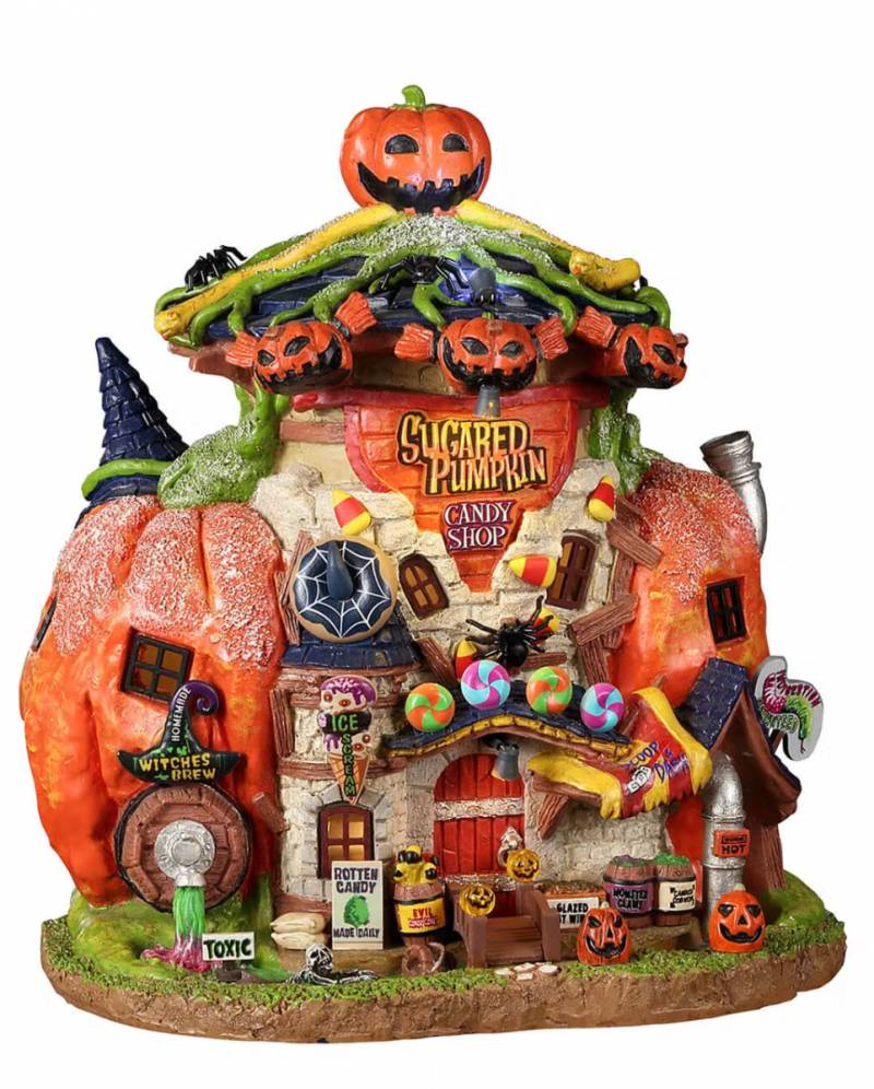 Lemax Spooky Town - Gezuckerter Kürbis Bonbon Shop ✩ von Karneval Universe
