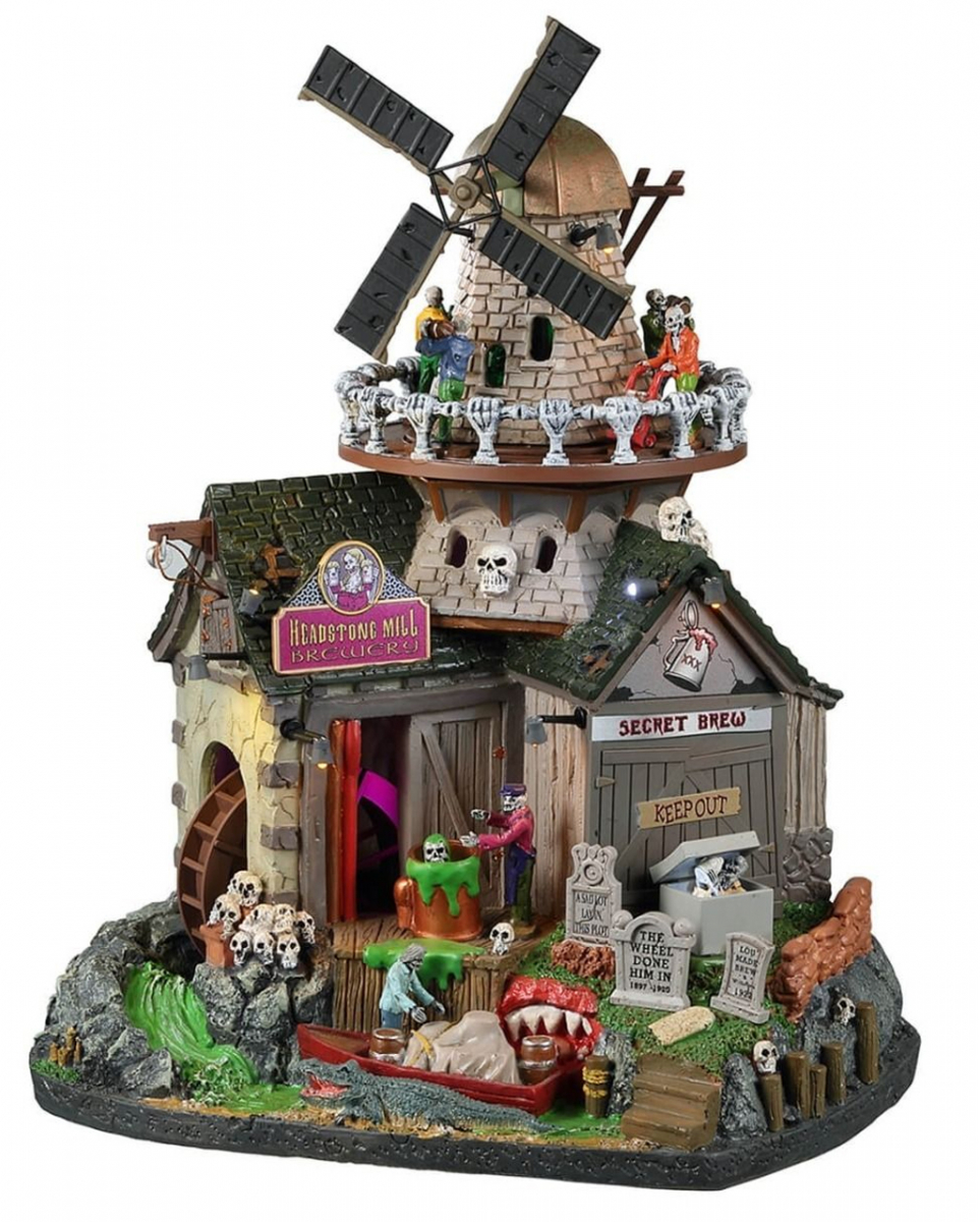 Lemax Spooky Town - Headstone Mill Brauerei ★ von Karneval Universe