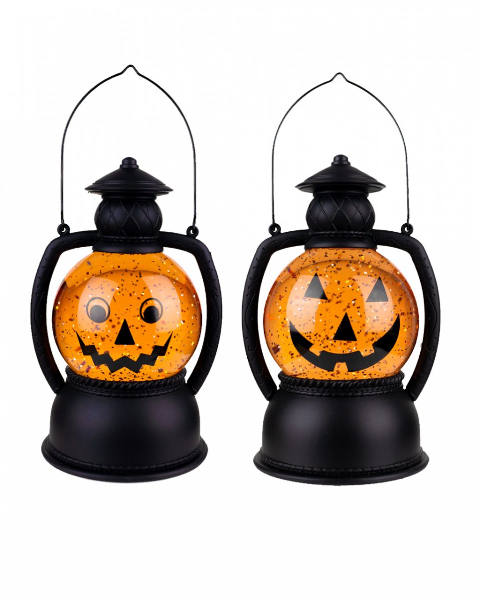 Leuchtende Wasserkugel Halloween Kürbis Laterne 20cm ★ von Karneval Universe